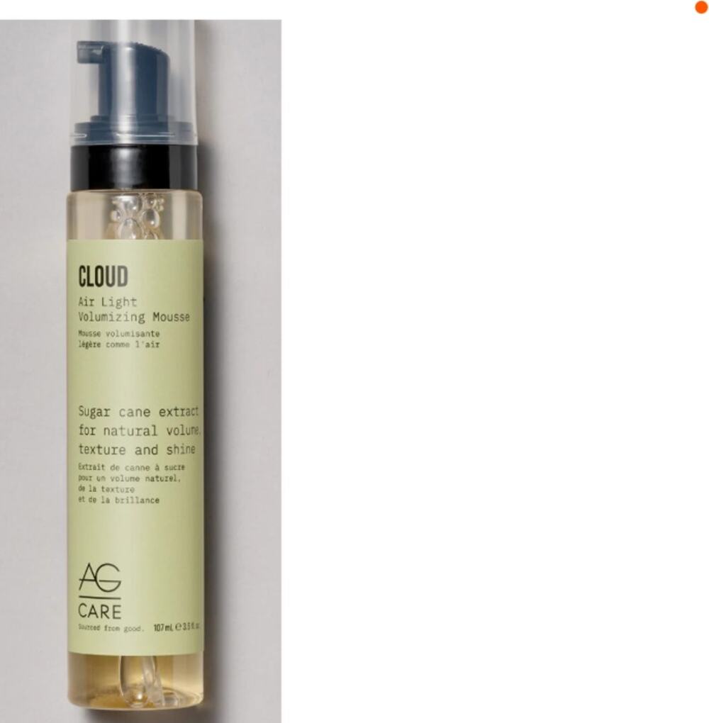 AG Care Cloud Air Light Volumizing Mousse 3.6 oz New Sealed